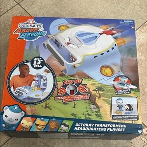 Above & Beyond Octo-Ray Headquarters Playset - White and Blue